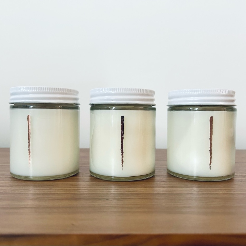 Lot of 3 Woodlot Soy Candles Rare Discontinued New Without Box Unused